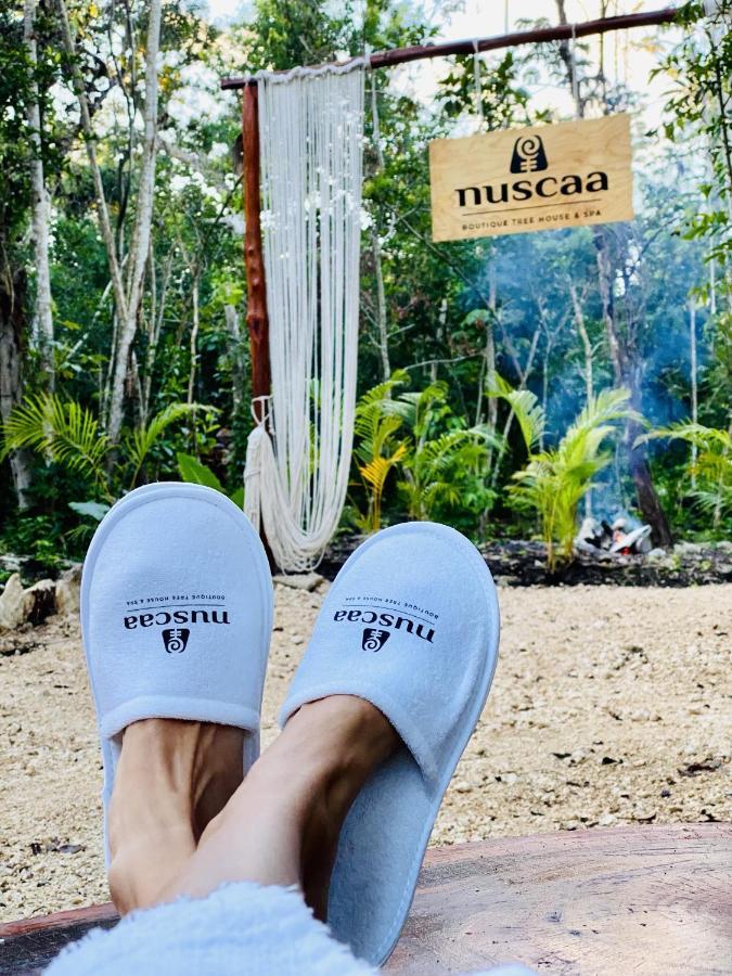 Отель Nuscaa Boutique Tree House & Spa Пуэрто-Морелос Экстерьер фото