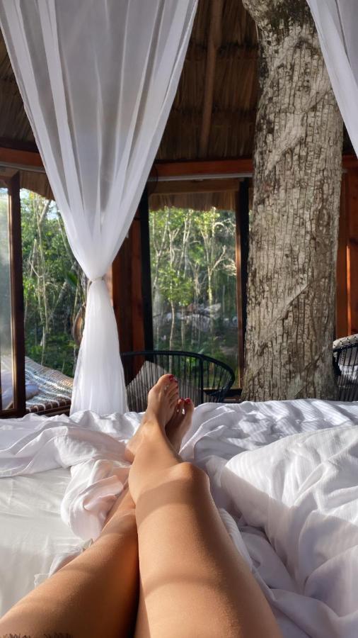 Отель Nuscaa Boutique Tree House & Spa Пуэрто-Морелос Экстерьер фото